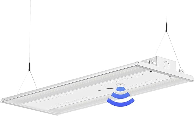 LED Linear High Bay Light, 210W 31500LM 0-10V Dimmable 5000K Daylight, Adjustable High Bay LED Shop Lights Lighting Fixtures for Garage Warehouse Workshop, UL