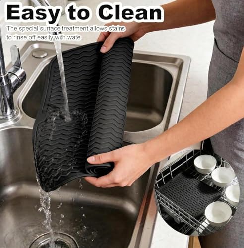 Silicone Grill Tool Mat for Blackstone Griddle,Side Shelf Spatula Mat