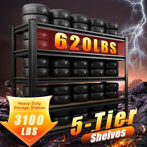 Durstruct 48" W Garage Shelving Heavy Duty 3100LBS Storage Shelves