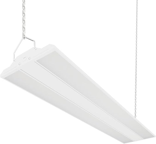 400W LED Linear Shop Lights, 22500LM Led High Bay Lights 5000K Daylight 120-277V, 2-Pack Led Garage Light for Shop Workshop Store Commercial Supermarket Warehouse Basement Exhibition Room ETL
