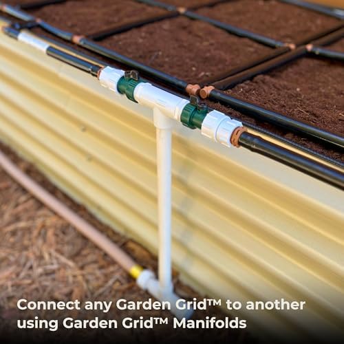 Garden Grid Manifold | Link Multiple Garden Grids | 8" Tall, Double Style
