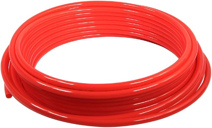 Pex-A Tubing - 1 Inch x 100 Ft Coil, Non-Barrier PEX Pipe for Potable Water, Red Flexible Water Tubing