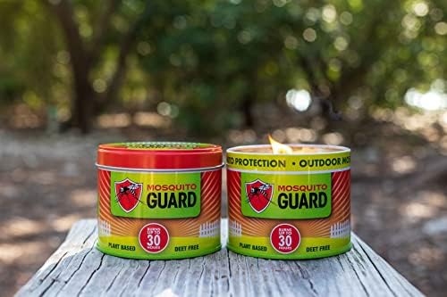 Mosquito Guard 12oz Mosquito Repellent Outdoor Patio Candle - Burns 35 Hours - Citronella Candles Outdoor Mosquito Repellent Indoors - Natural Mosquito Candles for Outside - Bug Repellent Candle