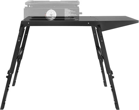 Portable Griddle Stand Compatible for Blackstone 17” 22" Propane Table Top Grill Stand,Universal Outdoor Camping Cooking Station with Side Shelf, Perfect Take Along for Outdoor Cooking and Camping