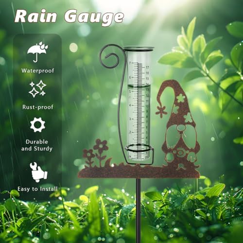 Gnome Rain Gauge Outdoor