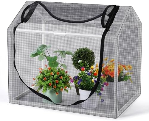 Mesh Plant Cover from Animals, 23.62"x15.75"x19.69" Heavy Duty Plant Cover