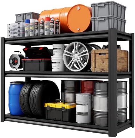SAWJEC 39" H x 48" W x 18" D Heavy Duty Garage Storage Shelves