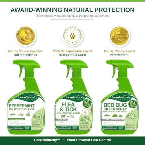 Peppermint Oil Spray for Bugs– Extra Strong Insect Repellent & Bug Spray for Home– Kills & Repels Ants, Roaches, Spiders & More– Safe Around Kids & Pets– Indoor & Outdoor Use (16oz)