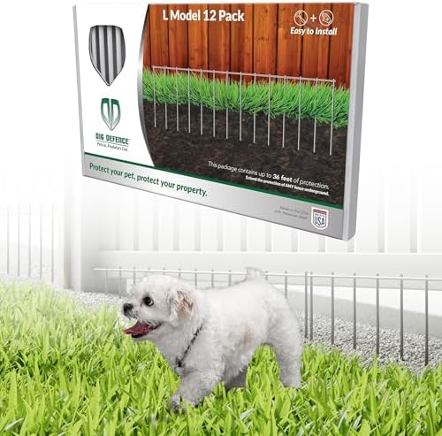 Dig Defence Original Animal Barrier Fence - 32”(L) x 10”(H), 12 Pack