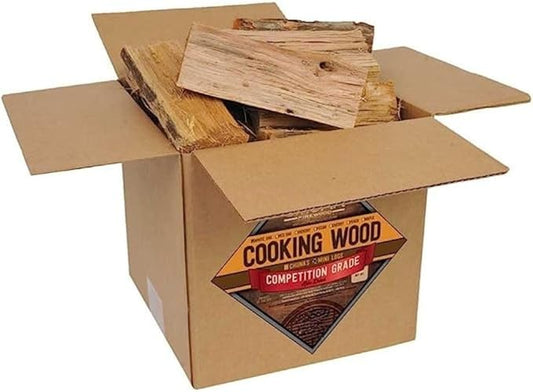 Smoak Firewood's Cooking Wood Mini Splits - USDA Certified Kiln Dried Pizza Oven, Grilling, Smoking, BBQing Wood (8inch Pieces, 8-10lbs 729 Cubic in Maple)