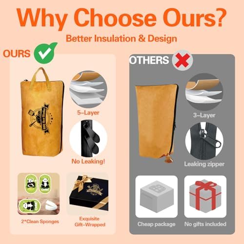 BBQ Blanket for Resting Meat Smoker Accessories for Moisture Retention & Tender BBQ Grilling, 21in Insulated Bag Meat Blanket for Brisket/Turkey, Anniversary Birthday Gifts for Men Dad Husband