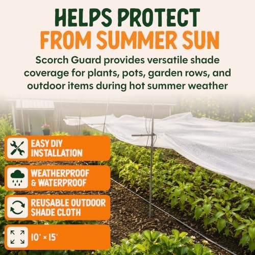 Dalen Scorch Guard - Protect Your Plants from Direct Sunlight - 10x15-in