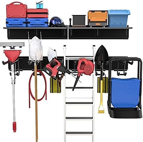 TORACK Garage Tools Storage Rack with Wall Mount Overhead shelves