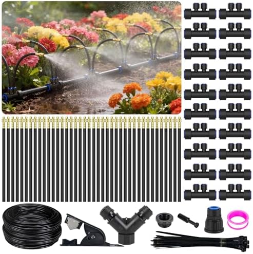 Drip Irrigation System 2 Ports - 360°Adjustable Garden Watering System