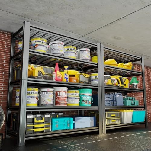 72" H X 48" W X 24" D Heavy Duty Garage Shelving Unit
