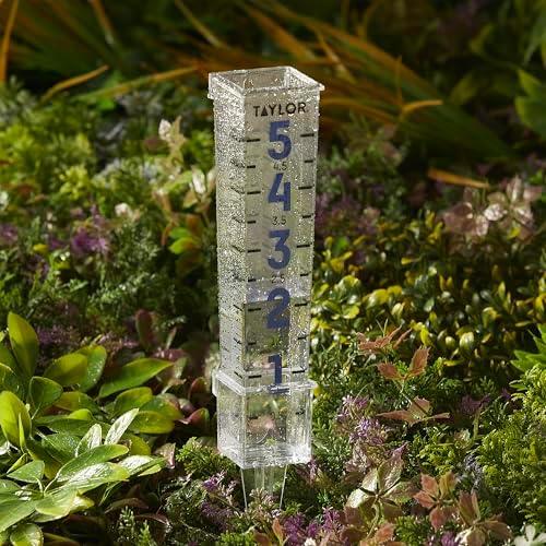 Taylor Rain Gauge Outdoor 5 Inch Capacity with Reflective Printing