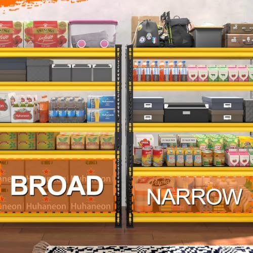 Metal Garage Shelving for Storage - 48" W x 18" D x 78"