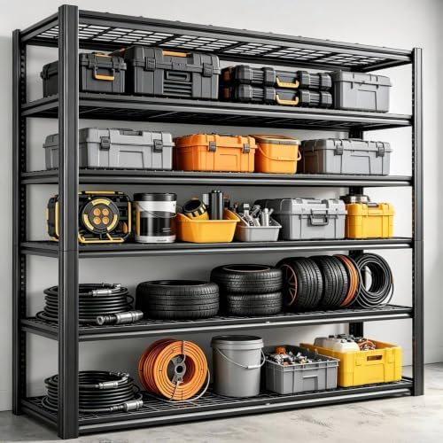 Durstruct 5 Tier Heavy Duty Metal Storage Rack 48”W x 24”D x 72”H