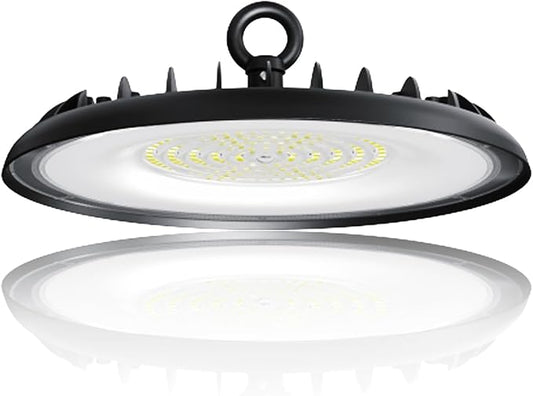 150W LED High Bay Light 16,000LM 5000K High Bay Shop LED Lights Commercial,IP65 Waterproof,Energy Saving for Warehouse/Garden/Hotel/Mall/Barn/Factory UL-Listed