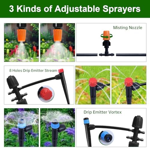 260 FT Drip Irrigation System