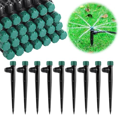50PC Anti-Drop Drip Irrigation Emitters for 1/4" Drip Tubing