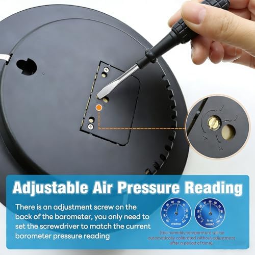 Wall Hanging 3 in 1 Barometer Weather Station