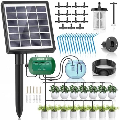 Solar Drip Irrigation System, Split Automatic Watering for Balcony
