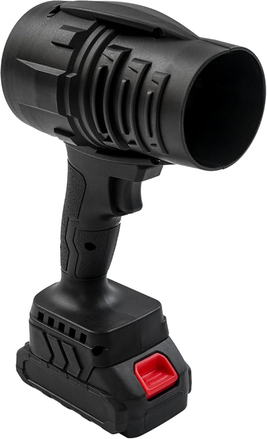 Cordless Handheld Leaf Blower, 550W Electric Garden Air Blower, 21V Battery Powered Portable Leaf Cleaner with Dual Lithium Batteries for Yard Patio Car Cleaning