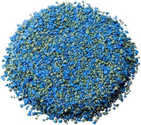 Poured-in-Place Surfacing Repair Kit Fix Rubber Playground (Blue/Green, XL)