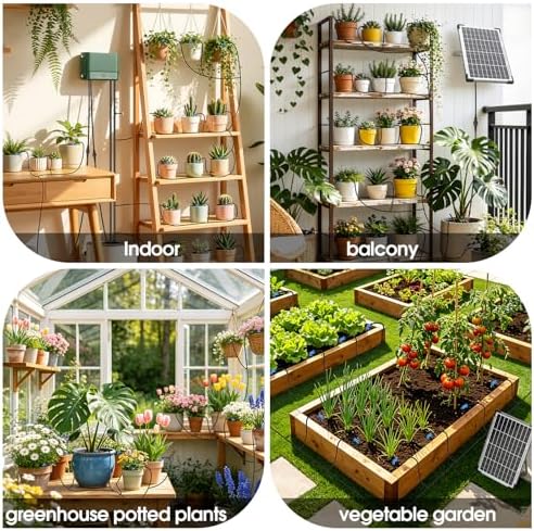 10W Solar Automatic Plants Watering System for Summer Garden Drip