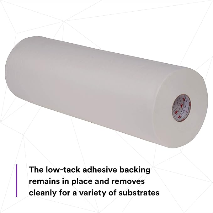 3M Dirt Trap Protection Material 37852, Gray Color, Nonwoven, Overspray Protection, Traps Dust and Debris, Clean, 28 in x 300 ft