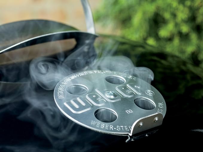 Weber Original Kettle Premium Charcoal Grill for Outdoor Cooking and Barbecue, 22-Inch, Green