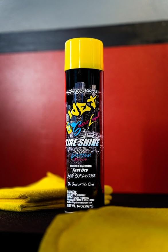 Street Legal The Ultimate Wet Tire Shine 14 oz Spray 2 Cans