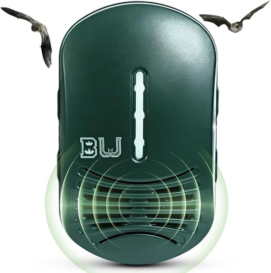 BEU-G Bat Expulsion Unit with Dynamic Ultrasonic Bat Repellent Technology (Forest Green Edition)