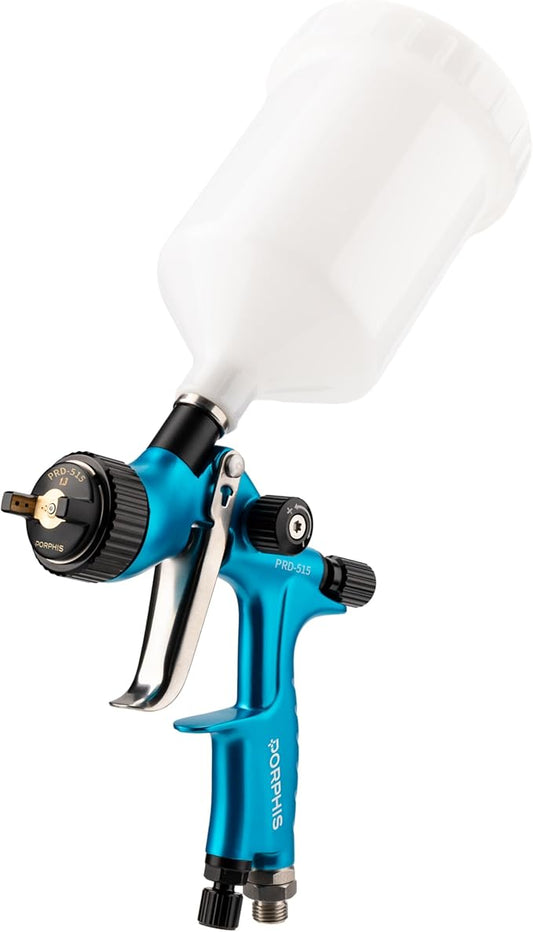 Automotive Refinishing Spray Gun PRD-515 Middle Pressure 1.3mm Nozzle Paint Spray Gun, Blue