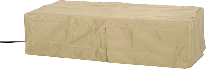 Propane Fire Pit Table, 56" MGO Firepits for Outside, Gas Fire Pit for Outside Patio, Propane Fire Table with Storage for Deck, Pool, 50,000BTU, Tank Not Included, Dark Gray+Natural Wood
