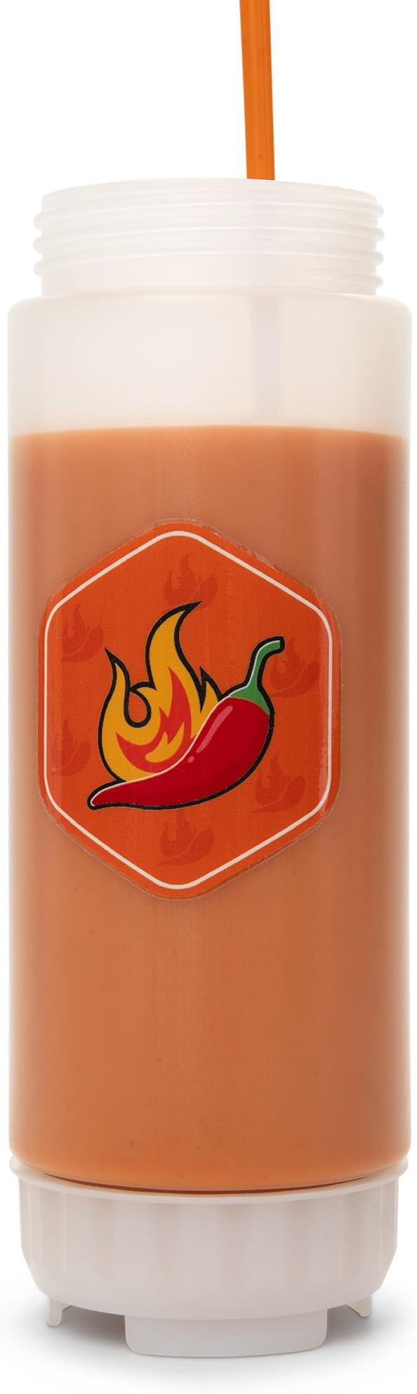 18oz Refillable FIFO Squeeze Bottle for Hot Sauce – BPA-Free No-Drip Condiment Dispenser with Twist Cap, Dishwasher Safe for Sriracha, Chili Garlic, Spicy Oil, Buffalo