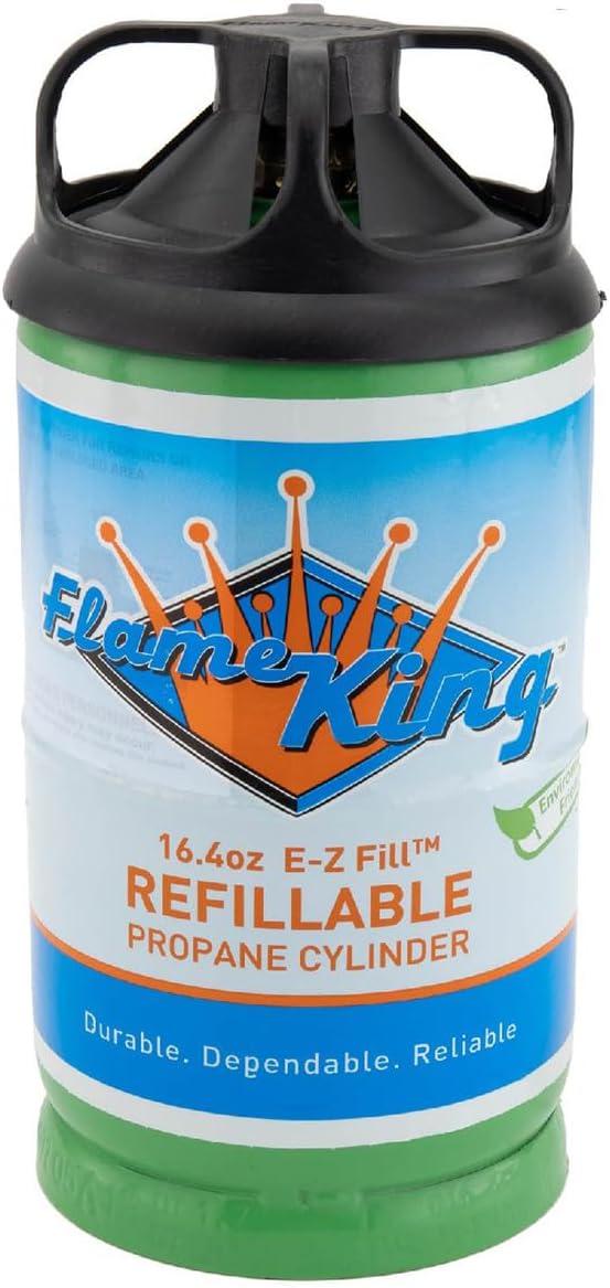 RecPro RV 1lb Refillable Propane Gas Tank