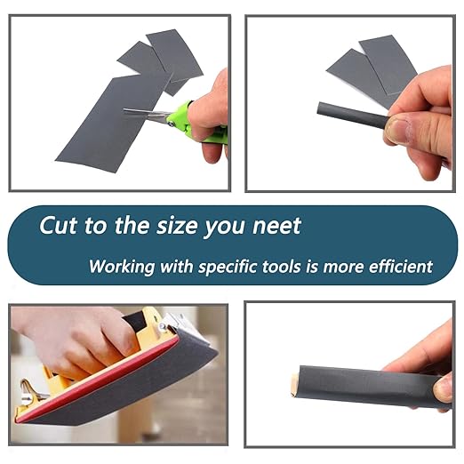 30Pcs 9 x 3.6 Inchs 600 Grit Wet and Dry Handmade Universal Sanding Sheets, Suitable for Woodworking Furniture/Automobiles/Metal/Lacquer Polishing Sandpaper