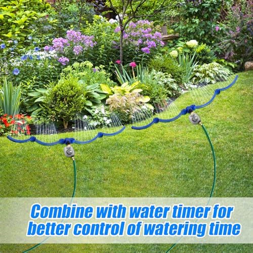 Apipi 2 Pcs 11.8" 360° Ring Tree Water Sprinklers for Even Root Irrigation