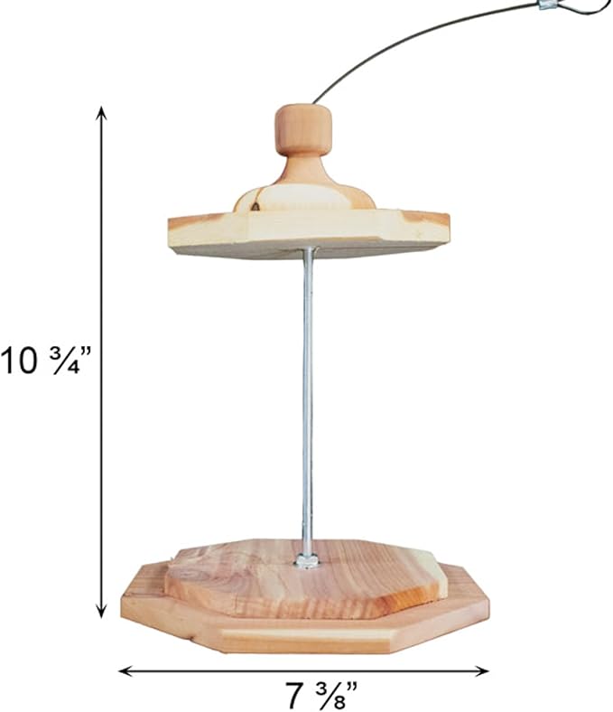 Amish Made Cedar Stacker Bird Feeder by Prime Retreat