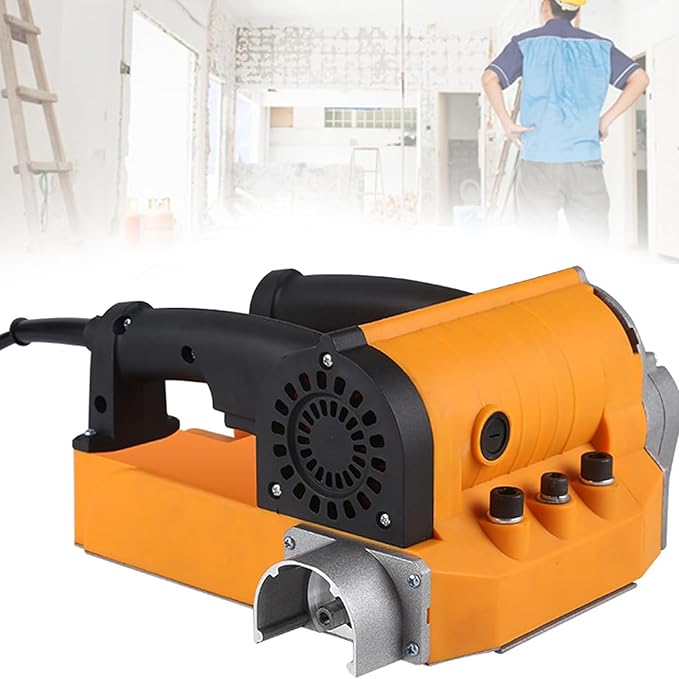 Concrete Shovel Machine,Electric Wall Planer Handheld Power Wall Scraper Wall Shovel Machine,1-4mm Depth Adjustable for Paint Putty Removal,Wall Repair Tools