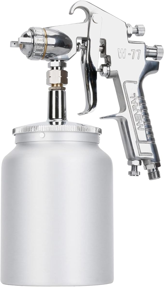 Professional Siphon Spray Gun with 1000cc Cup, 3.0mm Nozzle, for Furniture Automobile Repair
