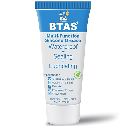 Plumbers Silicone Grease Food Grade for Faucet O Ring Valve Rubber Pool Pump Lubricant Sealing Waterproof 1 oz 1 Pcs
