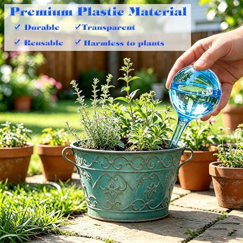 Large 12pcs Plant Watering Globes, Plant Watering Bulb Indoor Potted Plant