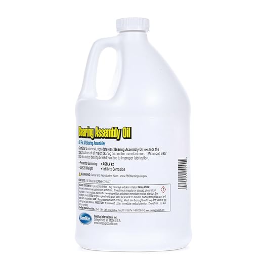ComStar Bearing Assembly Lube Oil, SAE 20 Weight, Prevents Gumming, Protects Against Rust and Wear, Provides Long-Lasting Lubrication, Withstands Extreme Pressure, 1 Gallon (45-540)