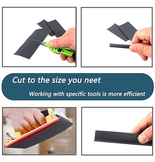 30Pcs 9 x 3.6 Inchs 1500 Grit Wet and Dry Handmade Universal Sanding Sheets, Suitable for Woodworking Furniture/Automobiles/Metal/Lacquer Polishing Sandpaper