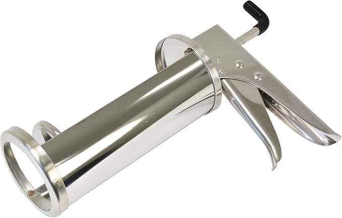 Prince Castle Sauce Dispenser, 2/3oz Sauce Gun, Black+ Bottle and end + Dispensing Cap, Ring and Liner- Commercial Dispenser For Thick Sauces Like Tartar, Mayonnaise, Sour Cream, Condiments, Guacamole