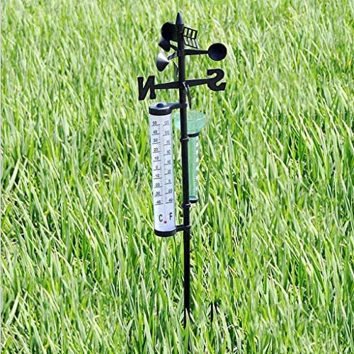 Weather Station Kit with Thermometer and Rain Gauge