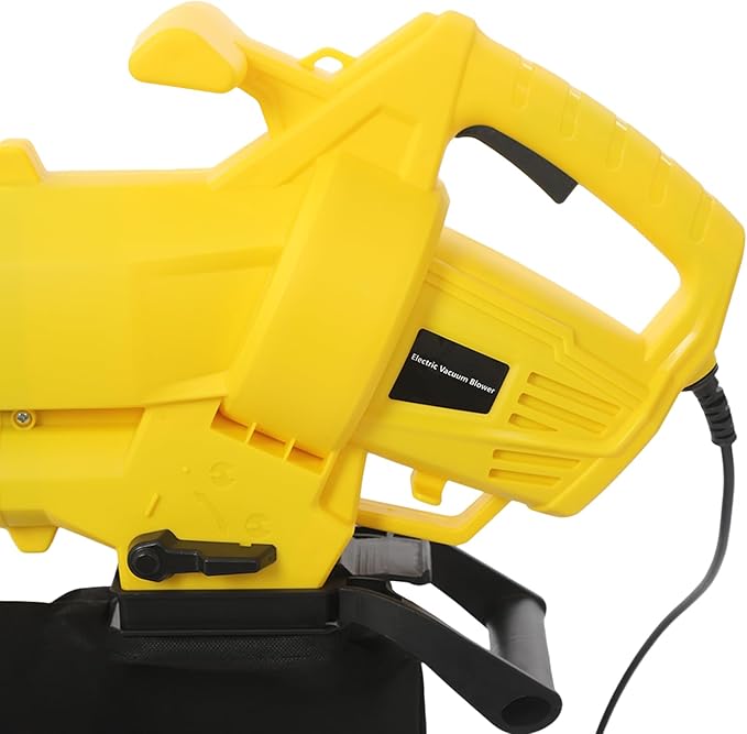 Corded Electric Leaf Blower, 3000W High Power Handheld Leaf Blower with Bag, 466CFM 167 MPH Protable and Lightweight Leaf Vacuum and Mulcher for Yard, Patio, Lawn